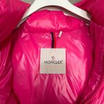 Moncler  Pink Maya Shiny Puffer Jacket Coat Hooded Unisex Photo 9