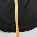 Vtg.TOGETHER! Black Button Up Shirt Medium‎ Embroidered Boho Ethnic Folk Artsy Photo 7