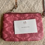 Coach Peyton Dream Small Wristlet Wallet Bordeaux/ Tan F50108 Photo 7