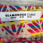 Glamorous  Curve Colorful Woven Aztec Print Mini Skirt A16 Photo 1