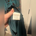 Simplee Apparel Velvet Burnout Dress in jade and bronze Photo 12