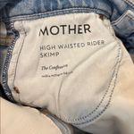 MOTHER DENIM High Waisted Rider Skimp in The Confession 25 Blue Photo 7