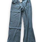We Wore What New Women's Blue Storm Relaxed Wide Leg Suiting Twill Trouser Pants 0 Photo 3