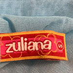 Zuliana Size Small Light Blue Mesh Cover Up Dress. Made in USA. New With Tags Photo 3