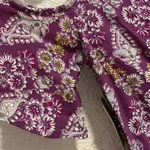 st. john's bay  Women's Open Shoulder Floral Print Top Size SP - Cute & Casual Photo 6