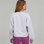 Lululemon  Peleton Perfectly Oversized Softstreme Cropped Sweatshirt in Lilac Photo 1