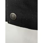 CAbi  Jacket‎ Womens Medium Black Green Tweed Snap Front Collarless Two Tone Photo 4