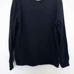 Richer Poorer Womens Sweatshirt Size M Black Crewneck Athleisure Minimal Casual Size M Photo 3