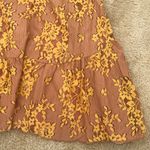 Majorelle NWT Revolve  Lace Floral Brinkley Gold Pink Mini Dress in Size Large Photo 4