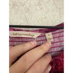 Soft Surroundings  Beunissima‎ Smoked Maxi Dress Long Sleeve Floral Pink Purple Photo 2