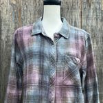 Dylan Woman’s  Plaid Button-Up Shirt - Multicolor Soft Cozy
Warm Stylish Size Lg Photo 1