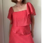 Vintage Union Made Red Polka Dot Summer Dress Size 8 Photo 7