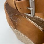 Marc Fisher Shoes Lannie Leather Ankle Strap Espadrille Platform Wedge Sandal 11 Photo 1