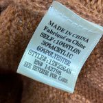 New In Rust Red Orange Mock Neck Knit Pullover Sweater Women's Size Medium M Photo 5