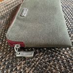 Baggallini Bagallini Fabric Zipper Wristlet Green Red Trim NWOT Photo 2