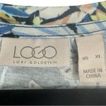 LOGO By Lori Goldstein LOGO by‎ Lori Goldstein Georgina Asymmetrical Hem Floral Midi Dress Size XL Photo 1