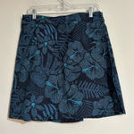 RipSkirt Length 2 Wrap Skirt Size Medium Maui Moonlight Hibiscus Tropical Beach Blue Photo 0