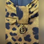 Roberto Cavalli Class Y2K Leopard Jaguar Skin Print Bodycon Midi Dress Size 6 Photo 2