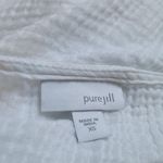 Pure Jill White Muslin Cotton T Photo 6