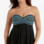 MiracleSuit New. bandeau tankini top. Size 14. Retails $129 Photo 0