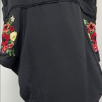 Johnny Was Haley Corset Black Floral Embroidered One Piece Swimsuit - Size Large Photo 11