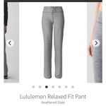 Lululemon relaxed fit pant drawstring heathered slate luon 6 Photo 11