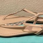 Fioni  Cream Jeweled Sandals Photo 0