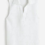 Madewell NWT Cotton Johnny-Collar Sweater Tank size large Photo 0