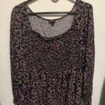 Torrid  size 3 smocked floral top Photo 0