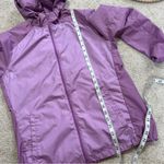 Nike Women’s Windbreaker Running Jacket Hooded Full Zip Lightweight in Purple L Photo 12