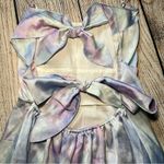 Hollister Tie Dye Mini Bow Dress Women’s Size Small Day Dress Summer Boho Lined Photo 8