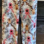 secret treasures Christmas Pajama Pants Soft Plush Reindeer Gray Loungewear Womens Medium New Photo 4