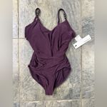 NWT Magicsuit Isabel One Piece Swimsuit in Prune Sz 8 $176 Purple Photo 5