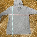 Dakini Gray V Neck Hooded Sweater Size M Photo 9