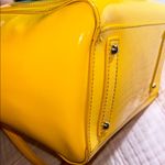 Dooney & Bourke  Bright Yellow Patent Leather Tote Bag Photo 9
