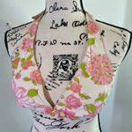Lilly Pulitzer  bikini Swimming top with push up hot pink Green Sz XS RN 88189 Photo 9