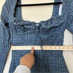 House Of CB  'Malika' Blue Tartan Corset Mini Dress‎ NWOT size M Plus cup Photo 8