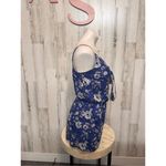 Xhilaration Blue floral romper Photo 6