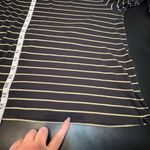 Ralph Lauren Lauren Black and Gold Striped Long Sleeve Top Photo 3