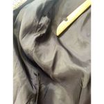 Eileen Fisher Jacket Womens Large Cream Black Single Button Tweed Trench Coat Photo 6