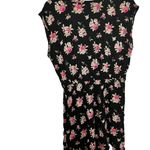 Forever 21  Womens Floral Elastic Waist Dress Sz L Photo 4