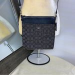 Coach  Kitt Messenger Crossbody Bag Black & Signature Polished Pebble Leather Photo 8
