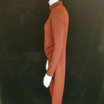 Chelsea 28 Rust Burnt Orange Mockneck Long Sleeve Dress (XS) Photo 5