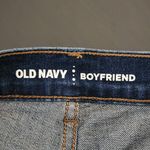 Women's Blue Denim Shorts Size 14 Old Navy Boyfriend Cuffed Jean Shorts Photo 5