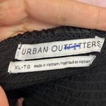 Urban Outfitters UO Lolly Satin Tie-Shoulder Top - Black. Size XL Photo 3