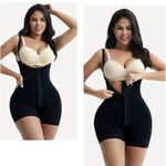 GQF New York Women's Black Body Shaper Bodysuit Size L Breathable Size L Photo 12