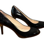 Michael Kors ‎ Black Patent Leather Pointed Toe Heels Pumps Classic Women's 8.5 Photo 0