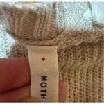 Anthropologie  Moth Side Split Tunic Pasadena Sweater dress cashmere blend oatmea Photo 4