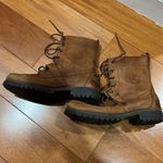 Ralph Lauren Lauren  Tan Suede Leather Zera Boots size 8 Photo 4