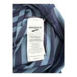 Brooks Women Large Bring It Racerback Storm Stripe Blue gray Workout Tank Top Photo 6